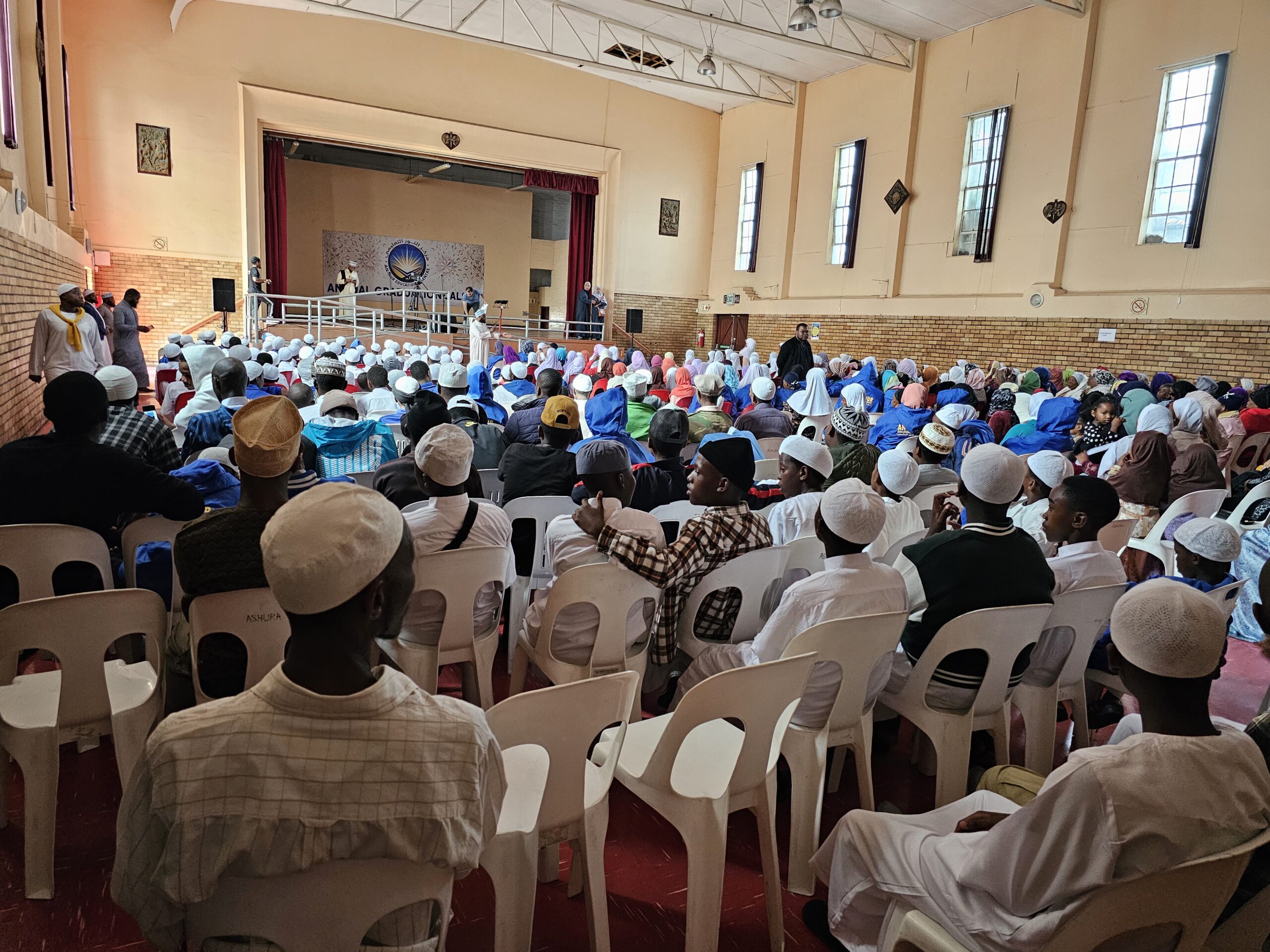 a group of community attending one of the events of annur organisation center at capetown