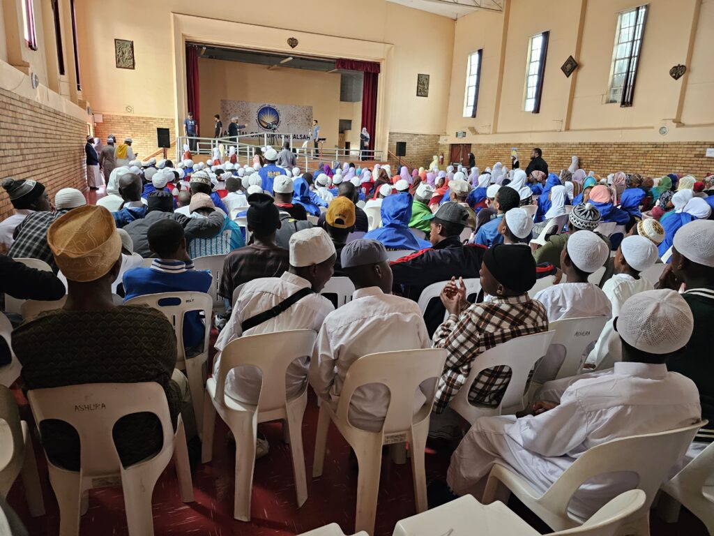 a group of community attending one of the events of annur organisation center