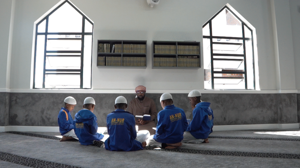 annur orphans are attending one of their classes at annur centre in capetown