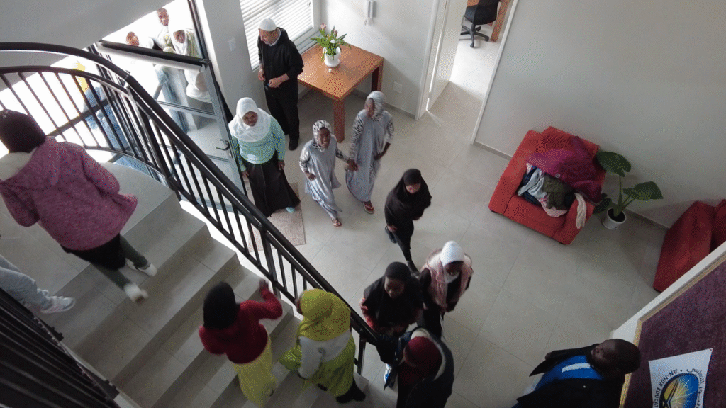 annur girls students attending one of their classes at annur hostel in Gatesville capetown